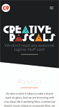 Mobile Screenshot of creativerascals.com