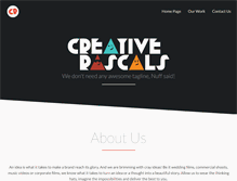 Tablet Screenshot of creativerascals.com